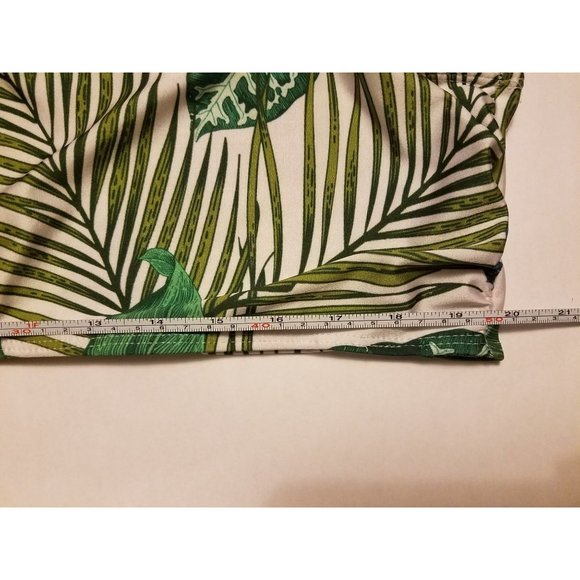Boohoo Womens swim suit 2 piece size 20 Green Palm Print bikini - Picture 10 of 12